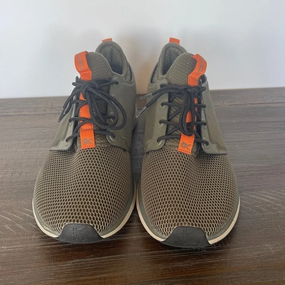 KURU Men's Atom Sneakers Size 12.5 Gray Kurucloud Athletic Comfort Running EUC
